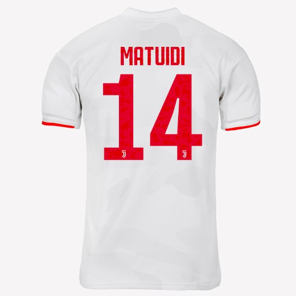 Camiseta Juventus NO.14 Matuidi 2ª 2019/20 Gris Blanco
